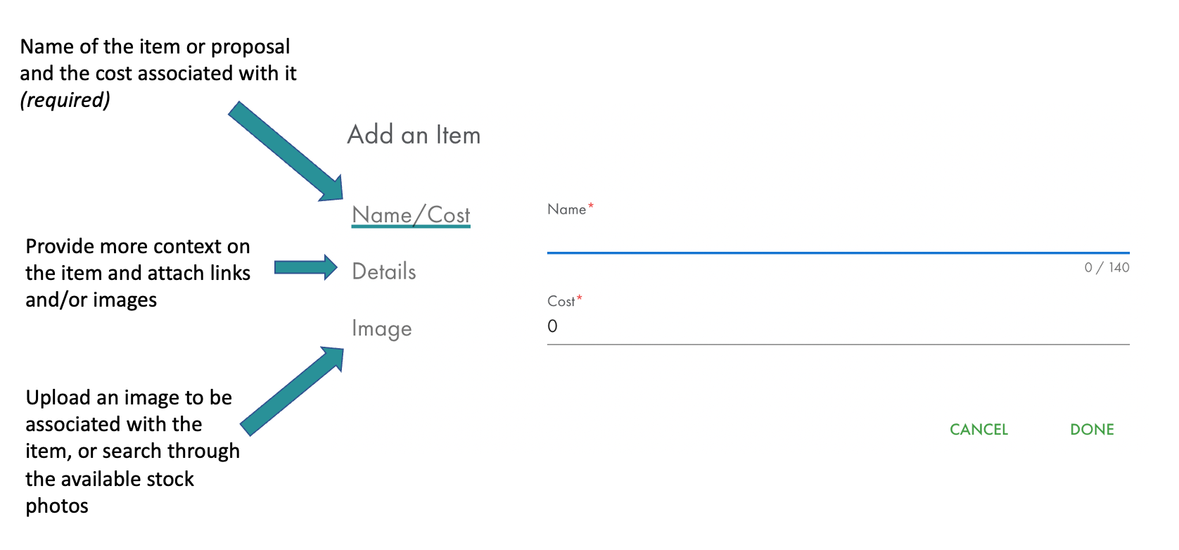 Balancing Act Prioritize add content manually modal - screenshot