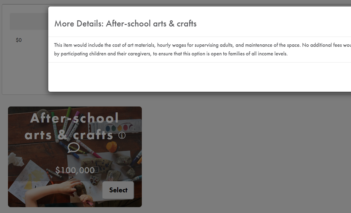 Balancing Act Prioritize CSV fields - more details modal- screenshot