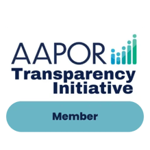 American Association of Public Opinion Research (AAPOR) Transparency Initiative Member - logo