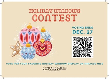 Holiday Window Contest - Coral Gables, FL
