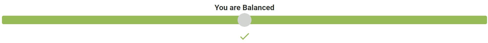 Polco App - Engage - Budget Simulation - Balance Bar