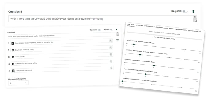 Polco Engage Surveys and Polls