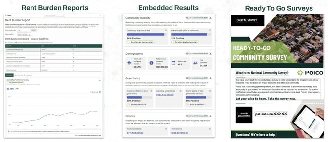 Polco's Summer 2025 Product Release Webinar - Screenshot - Benchmark Survey Improvements