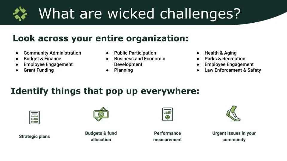 What are Wicked Challenges - slide