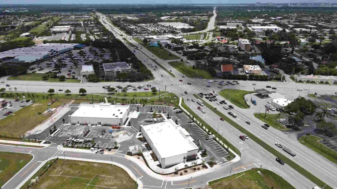 Cape Coral aerial view