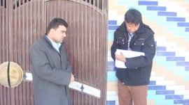Interviewers in Kabul conduct citizen surveys door-to-door on behalf of NRC, Inc.