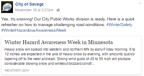 Savage-MN-Winter-Hazard-Awareness-Week