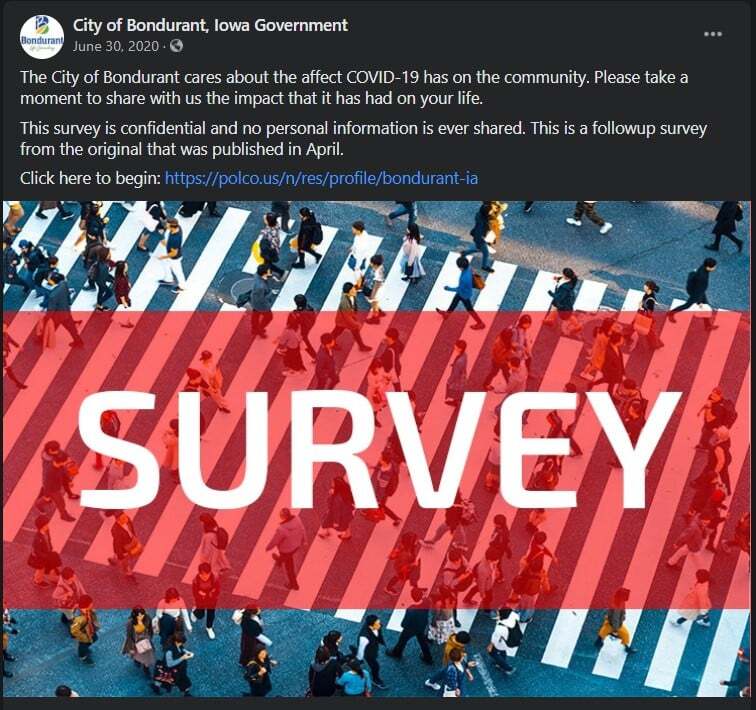 bondurant survey social