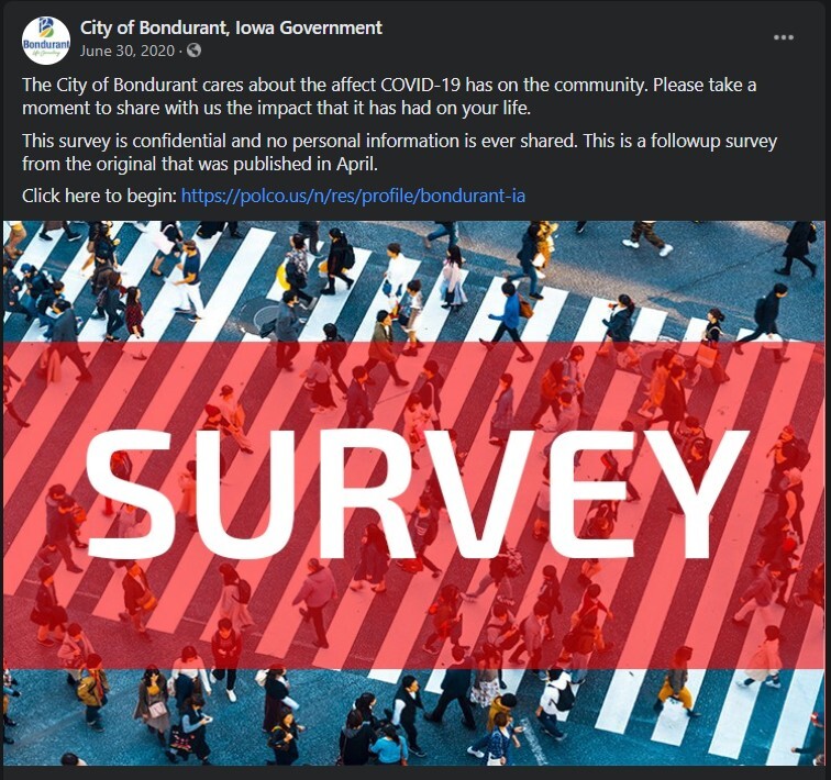 bondurant survey social