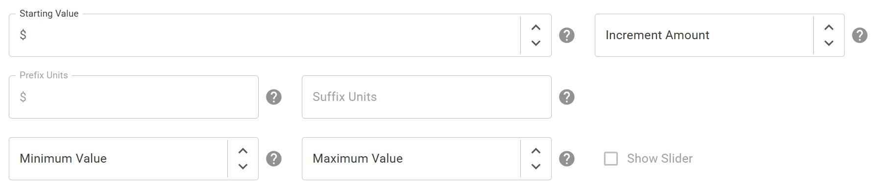 Polco App - Engage - Create Simulation - Number Question Options