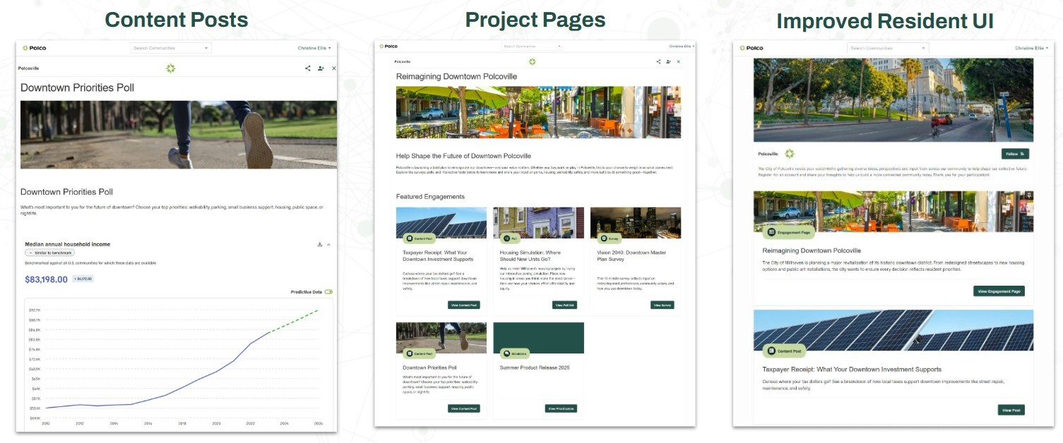 Polco Summer Release 2025 - Engage Updates
