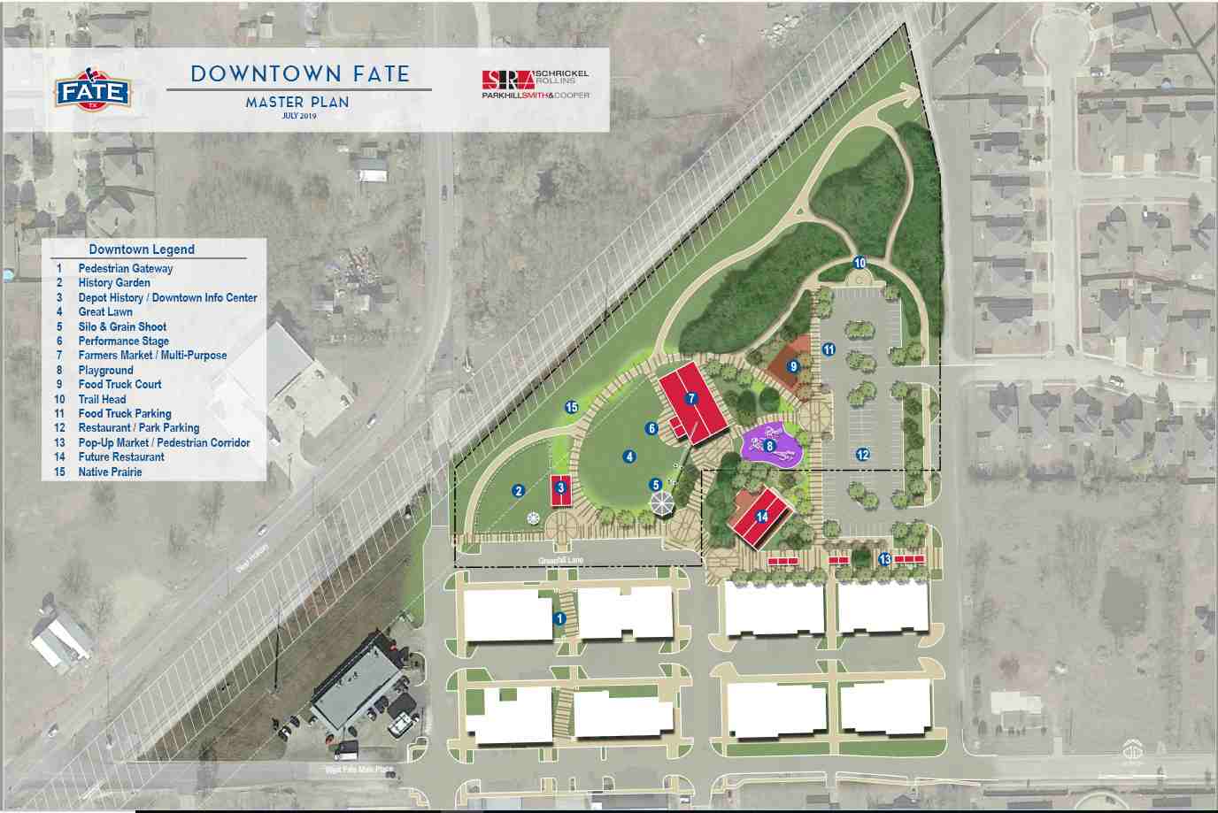 fate economic improvements Downtown Park Master Plan