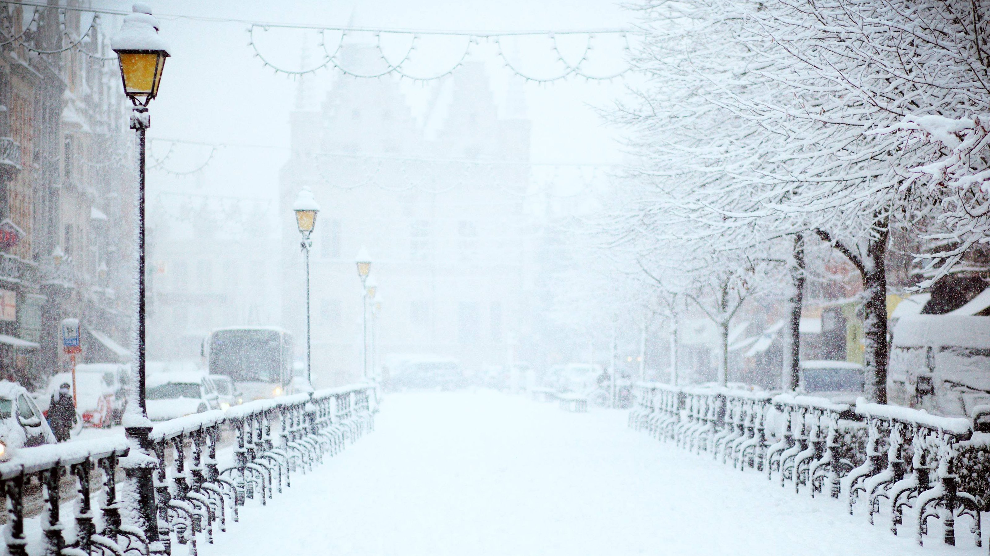 Winter Scene on Bridge by Filip Bunkens on Unsplash