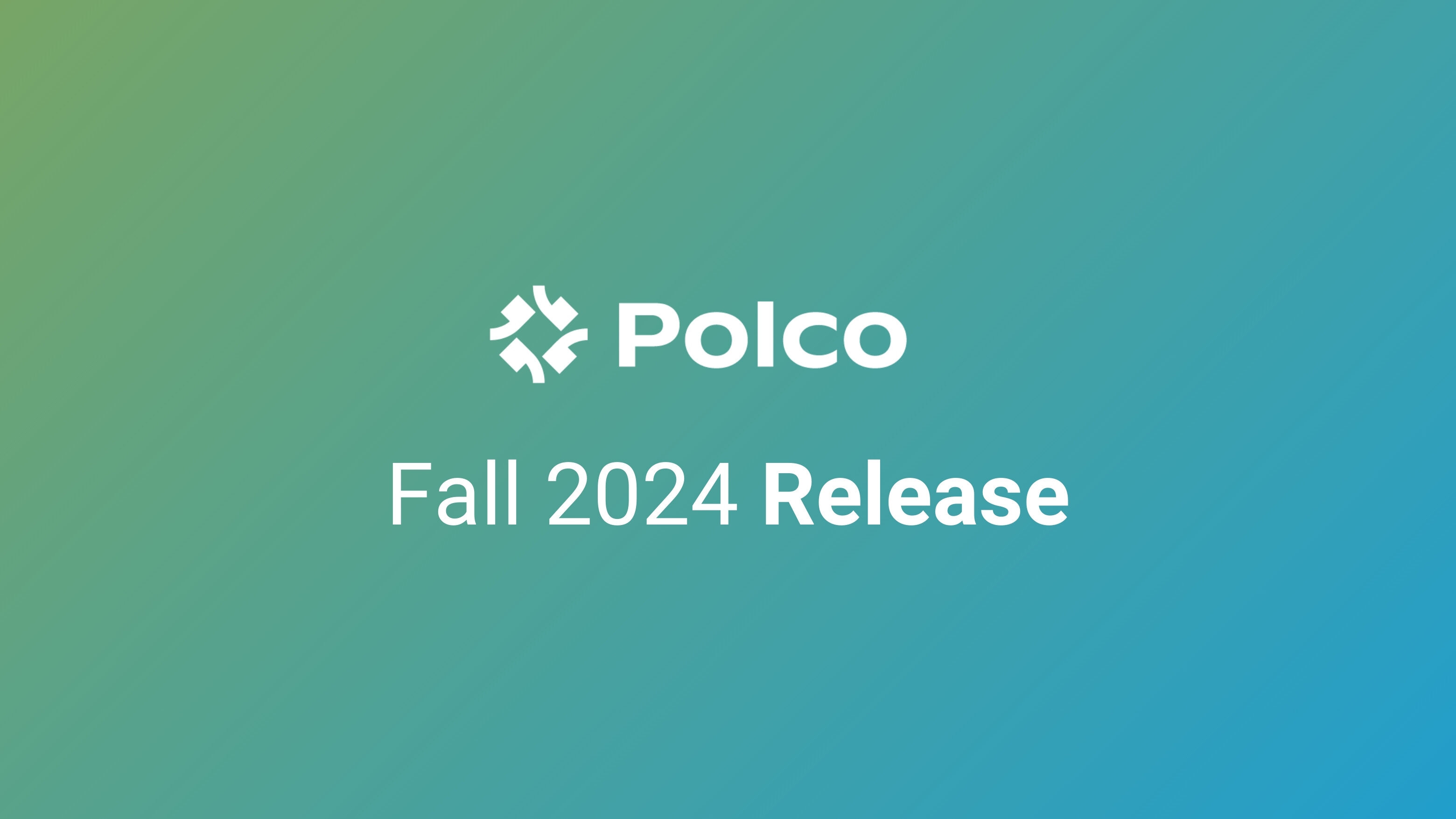 Fall 2024 Release: A Polco Product Showcase