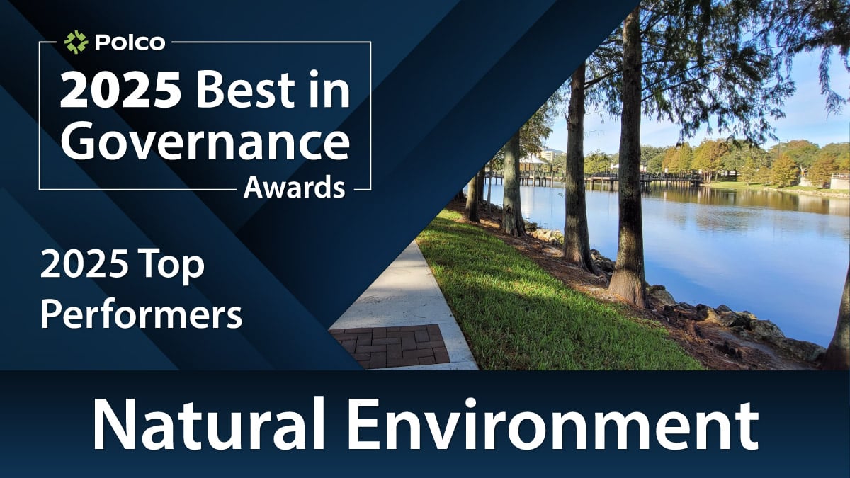 Polco Blog - Polco's Best in Governance Awards - 2025 - Top Performers in Natural Environment