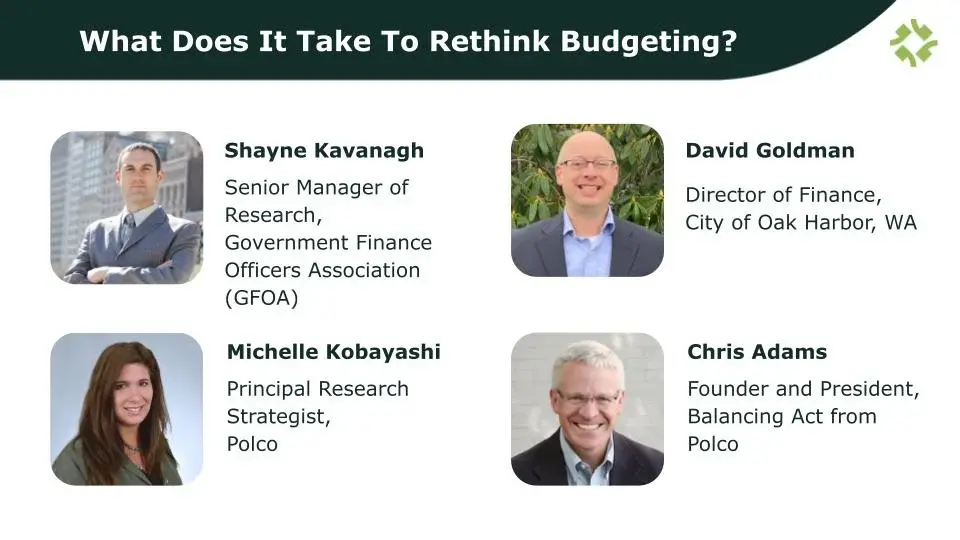Polco Blog: What Does It Take to Rethink Budgeting? - webinar