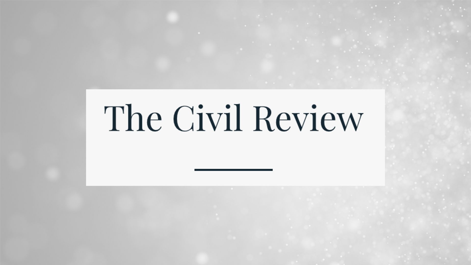 The Civil Review Re-Envisioned: Where Research Meets Action for Leaders