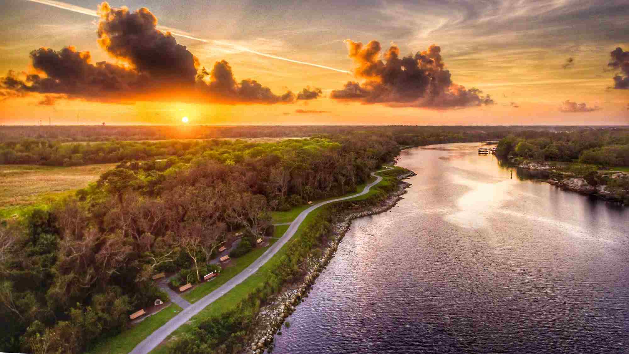palm coast florida sunset